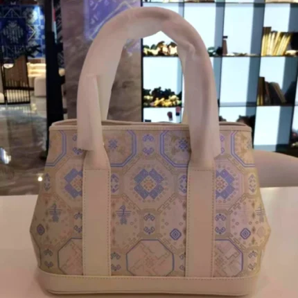 Zhuang‑Brocade Garden Tote Bag