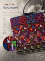 Colorful Ethnic Embroidery Tote Handbag - Image 6