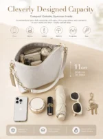 Diamond‑Pattern Tote Crossbody Handbag - Image 2