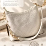 Diamond‑Pattern Tote Crossbody Handbag