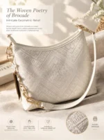 Diamond‑Pattern Tote Crossbody Handbag