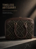 Zhuang Brocade Business Laptop Handbag