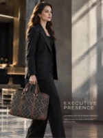 Zhuang Brocade Business Laptop Handbag - immagine 2