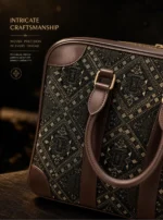 Zhuang Brocade Business Laptop Handbag - immagine 3